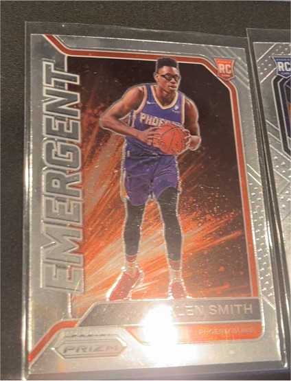 2020-21 Panini Prizm Emergent #9 Jalen Smith — front