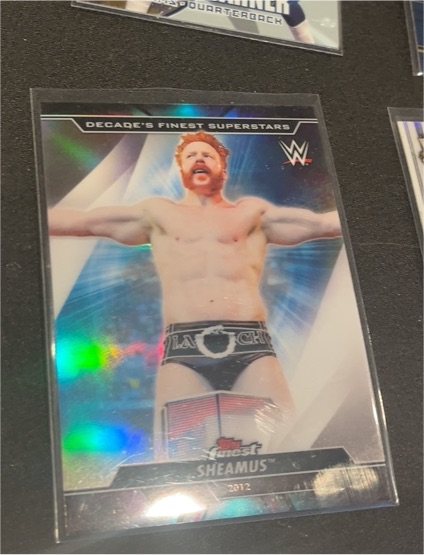 2020 Topps Finest WWE #9 Sheamus Decade's Finest Superstars — front