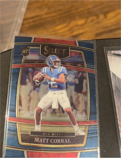 2022 Panini Select Draft Picks #8 Matt Corral — front