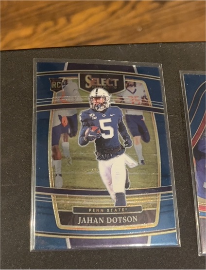 2022 Panini Select Draft Picks #87 Jahan Dotson — front