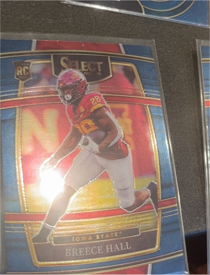 2022 Panini Select Draft Picks #28 Breece Hall — front