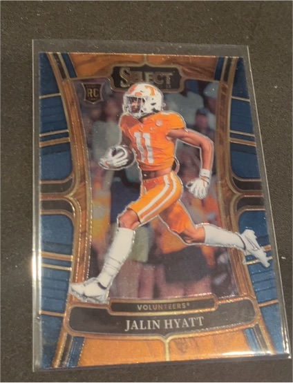 2023 Panini Select Draft Picks #8 Jalin Hyatt — front