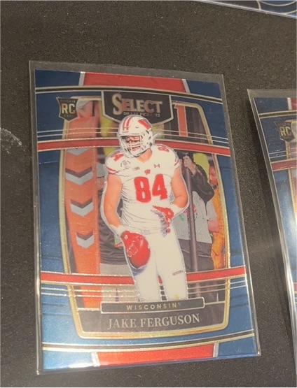 2022 Panini Select Draft Picks #24 Jake Ferguson — front