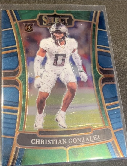 2023 Panini Select Draft Picks #15 Christian Gonzalez — front