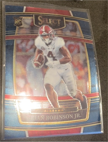 2022 Panini Select Draft Picks #84 Brian Robinson Jr. — front