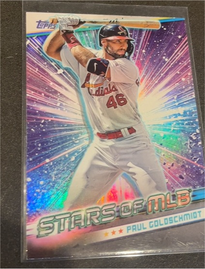 2024 Topps Series 1 Stars of MLB Chrome #CSMLB-1 Paul Goldschmidt — front