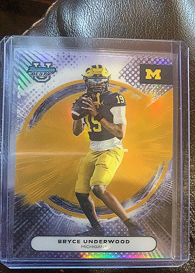 2025 Bowman University’s Best #196 Bryce Underwood — front