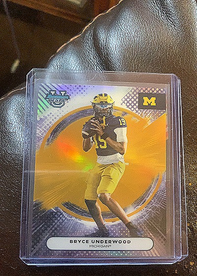 2025 Bowman University Chrome #196 Bryce Underwood — front