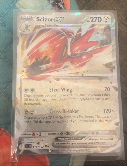 2024 Pokemon #111 Scizor ex — front