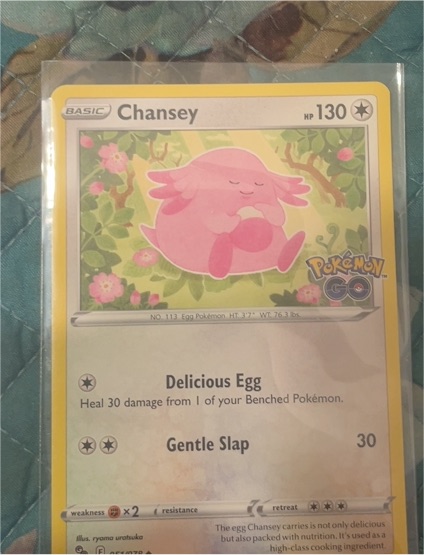 2022 Pokémon GO #51 Chansey — front