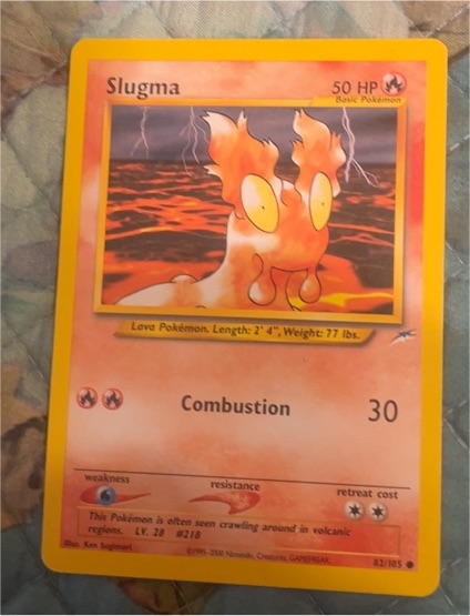 2002 Neo Destiny #82 Slugma — front