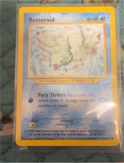 2002 Neo Destiny #80 Remoraid — front