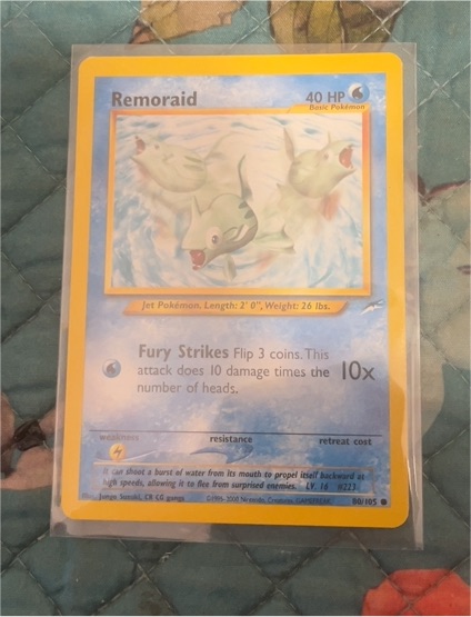 1999 Pokémon #80 Remoraid — front