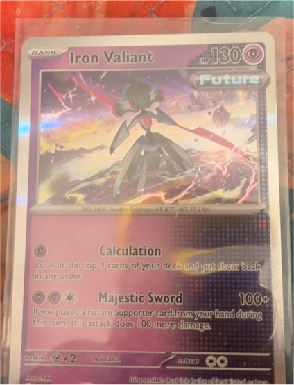 2023 Pokémon SV05: Temporal Forces #080 Iron Valiant — front