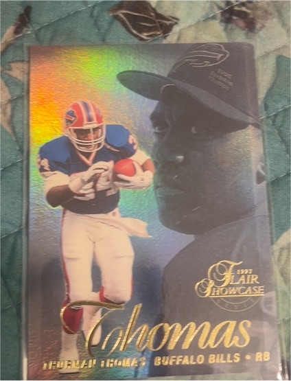 1997 Flair Showcase Thurman Thomas Buffalo Bills RB — front