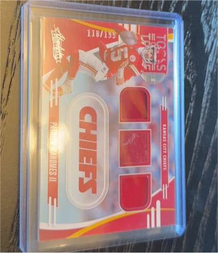 2023 Topps Tools of the Trade #TOTD-WLS Patrick Mahomes II — front
