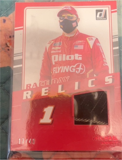 2021 Donruss Racing Race Day Relics #RDR-MA Michael Annett — front