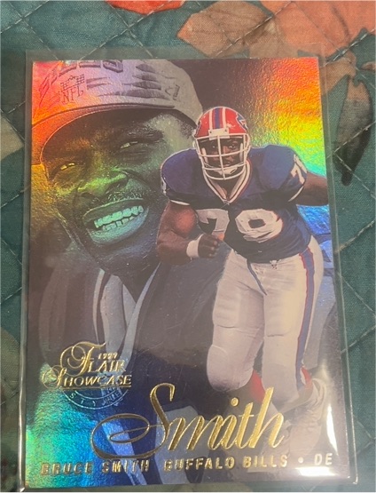 1997 Flair Showcase #78 Bruce Smith — front