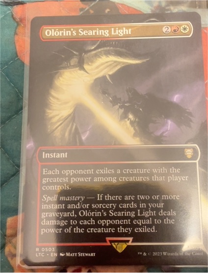 2023 Magic: The Gathering #503 Olórin's Searing Light — front