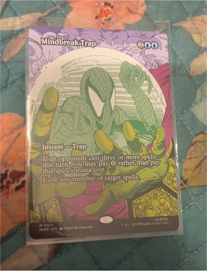 2025 Magic The Gathering #0011 Mindbreak Trap Spider-Man — front