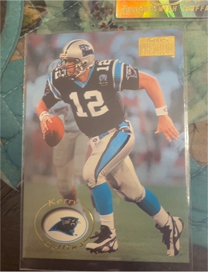 1996 Skybox Premium #25 Kerry Collins — front