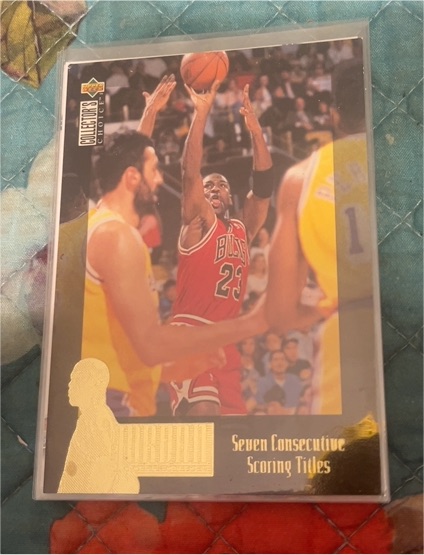 1995-96 Upper Deck Collector's Choice #JC9 Michael Jordan — front