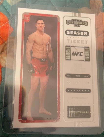 2023 Panini Chronicles UFC Contenders Season Ticket #105 Mike Malott — front