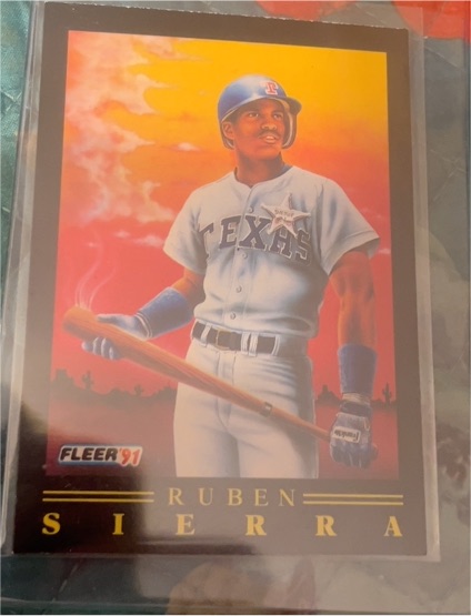 1991 Fleer Pro-Vision #3 Ruben Sierra — front
