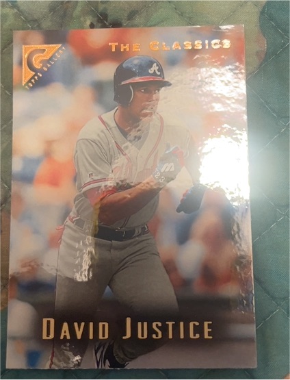 1995 Upper Deck The Classics #TC-1 David Justice — front