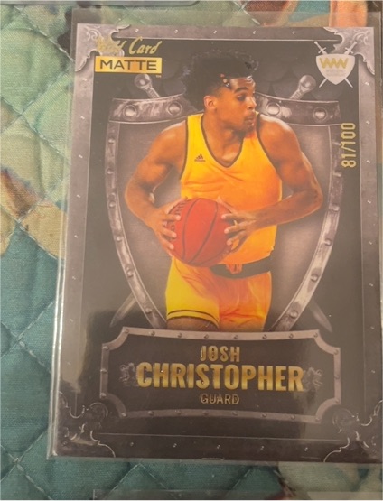 2022-23 Wild Card Matte Weekend Warrior #WW-23 Josh Christopher — front