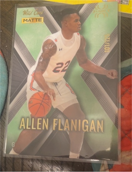 2022 Wild Card Matte X-Plode #MXP-2 Allen Flanigan — front