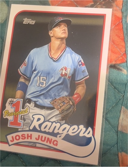 2020 Topps Update #P-8 Josh Jung Prospects — front