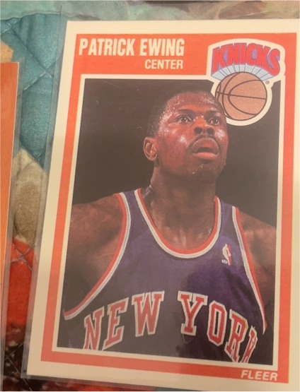 1989-90 Fleer #100 Patrick Ewing — front