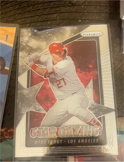 2020 Panini Prizm #SG-1 Mike Trout Star Gazing — front
