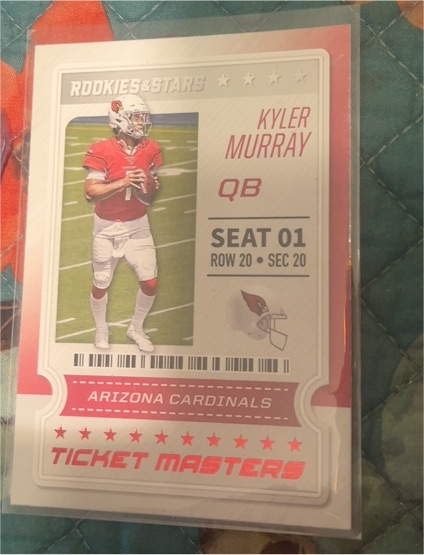2020 Panini Rookies & Stars #7 Kyler Murray Ticket Masters — front