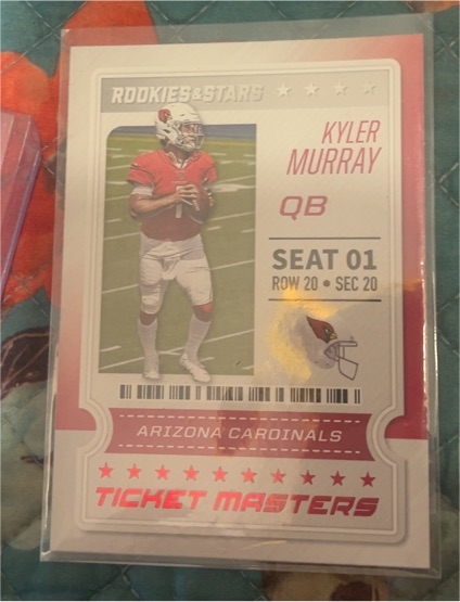 2020 Panini Rookies & Stars #7 Kyler Murray Ticket Masters — front