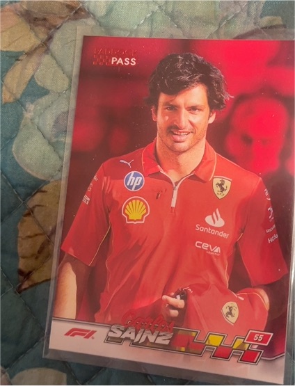 2024 Topps Paddock Pass Formula 1 #4 Carlos Sainz — front