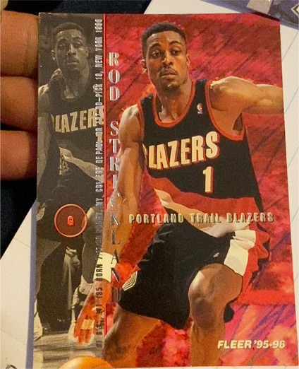 1995-96 Fleer #156 Rod Strickland — front