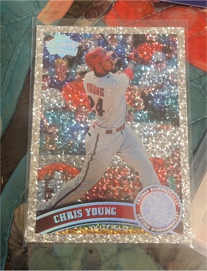 2011 Topps #316 Chris Young Diamond Anniversary — front