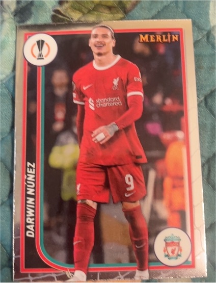 2023-24 Topps Merlin UEFA Club Competitions #68 Darwin Nunez Liverpool FC — front