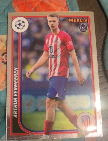 2023-24 Topps Merlin UEFA #112 Arthur Vermeeren — front