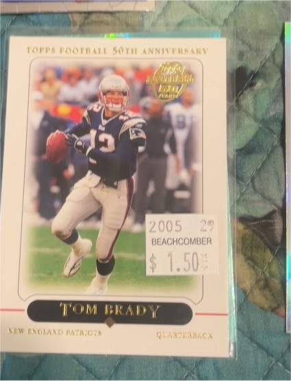 2005 Topps 50th Anniversary #10 Tom Brady — front