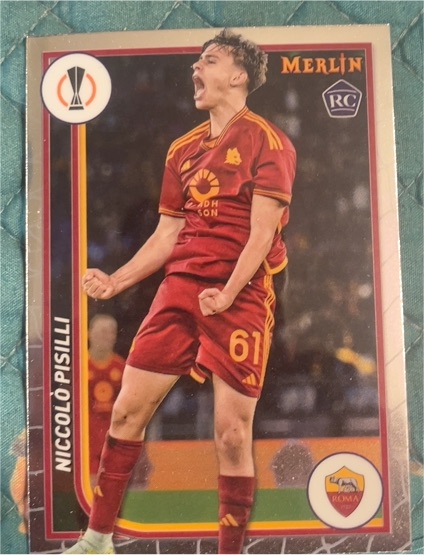 2023-24 Merlin UEFA Club Competitions #141 Niccolò Pisilli RC — front