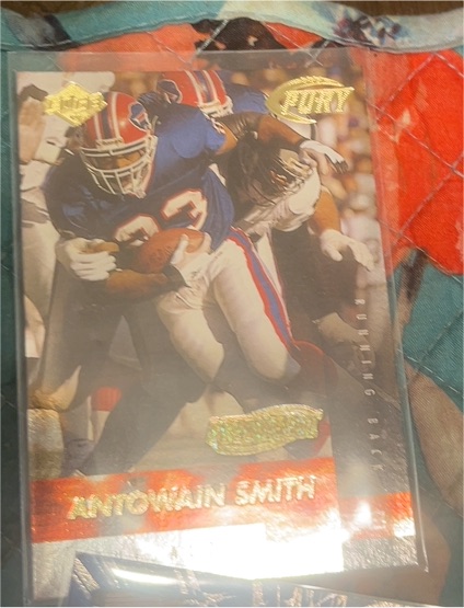 1999 Collector's Edge Fury Gold Ingot Antowain Smith — front