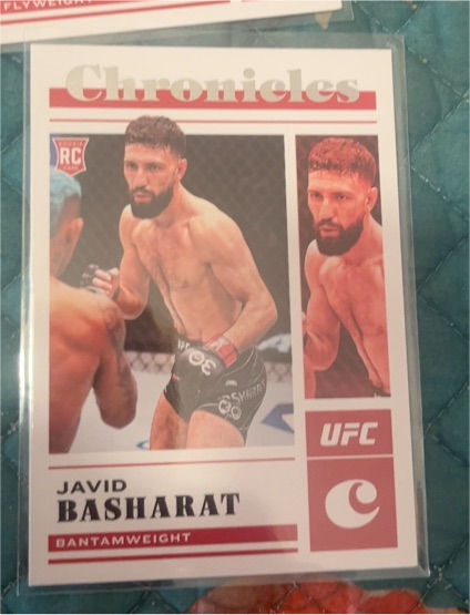 2023 Panini Chronicles UFC #84 Javid Basharat — front