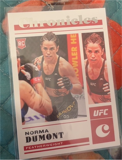 2023 Panini Chronicles UFC #85 Norma Dumont Rookie — front