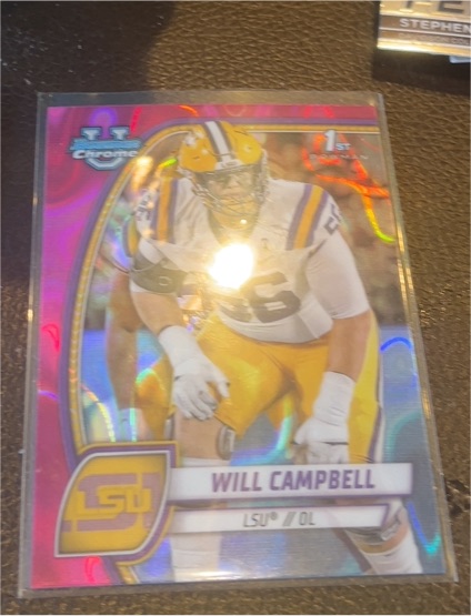 2024 Bowman Chrome University #181 Will Campbell — front