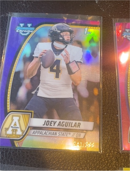 2024 Bowman Chrome University #103 Joey Aguilar — front
