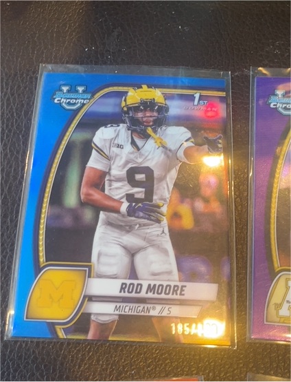 2024 Bowman University Chrome #31 Rod Moore — front