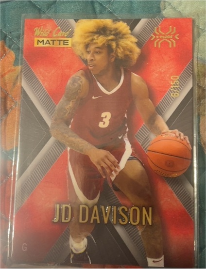 2022 Wild Card Matte X-Plode JD Davison — front